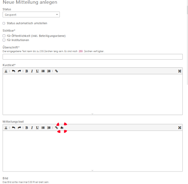 Neue mitteiklung anlegenS24.png